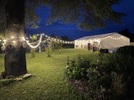 Les meilleures idées avec des guirlandes guinguette extérieur