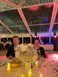 Ciel étoilé mariage guirlandes lumineuses décoration événement 1