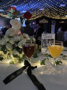 Ciel étoilé mariage guirlandes lumineuses décoration événement 11