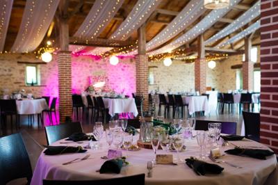 Ciel étoilé mariage guirlandes lumineuses décoration événement 18