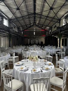 Ciel étoilé mariage guirlandes lumineuses décoration événement 21