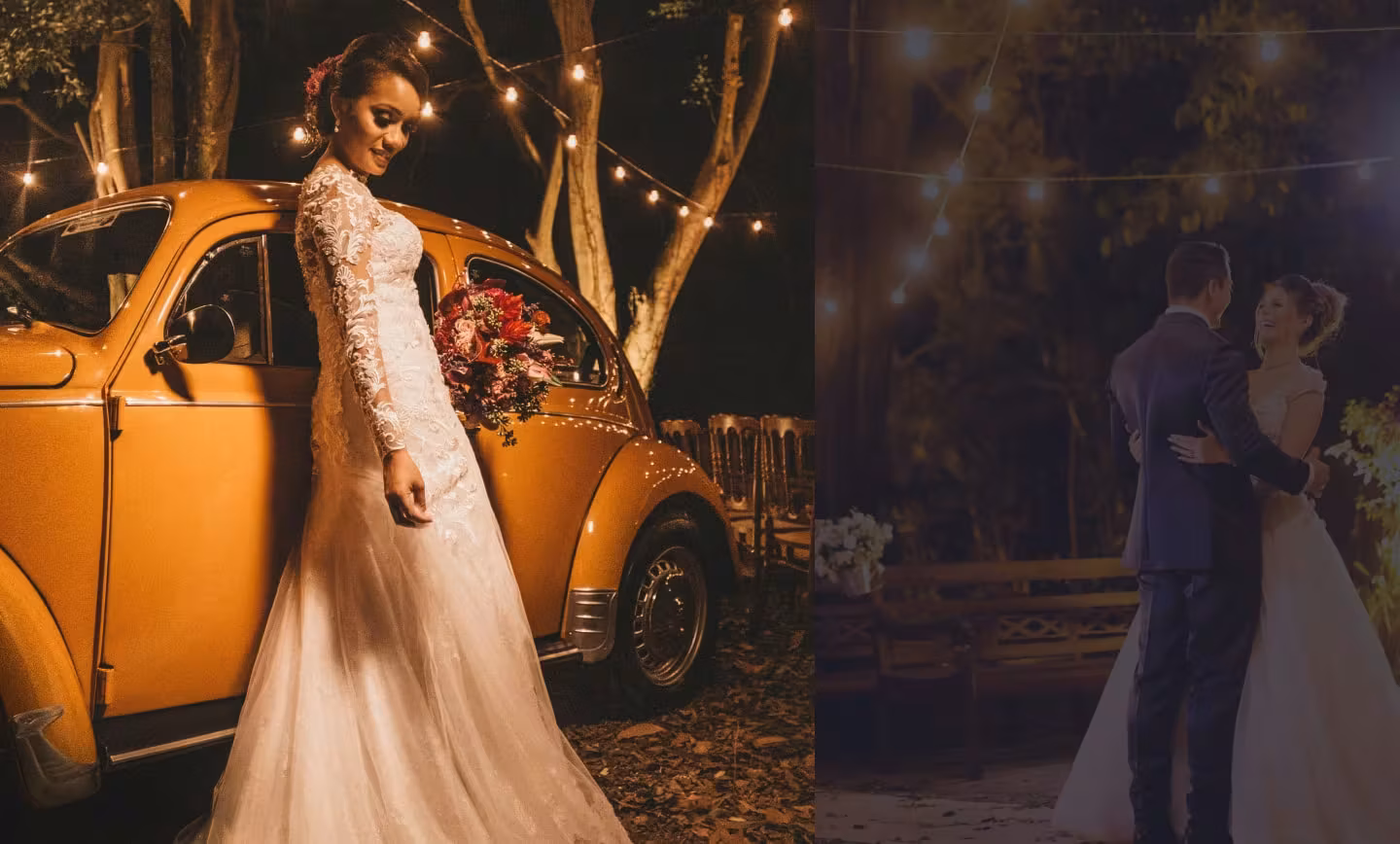 Ciel étoilé installé mariage guirlandes lumineuses décoration événement location